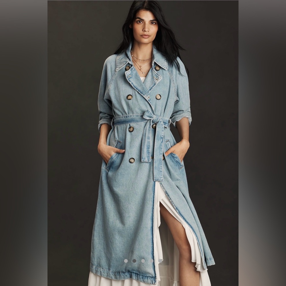 NWT; Pilcro Denim Trenchcoat
